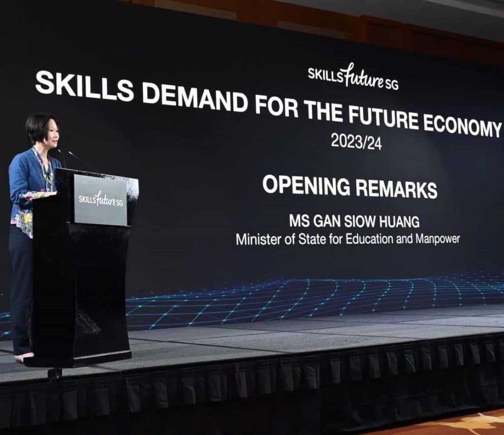 Opening Address by MOS Gan Siow Huang at the Launch of the Skills Demand for the Future Economy Report 1